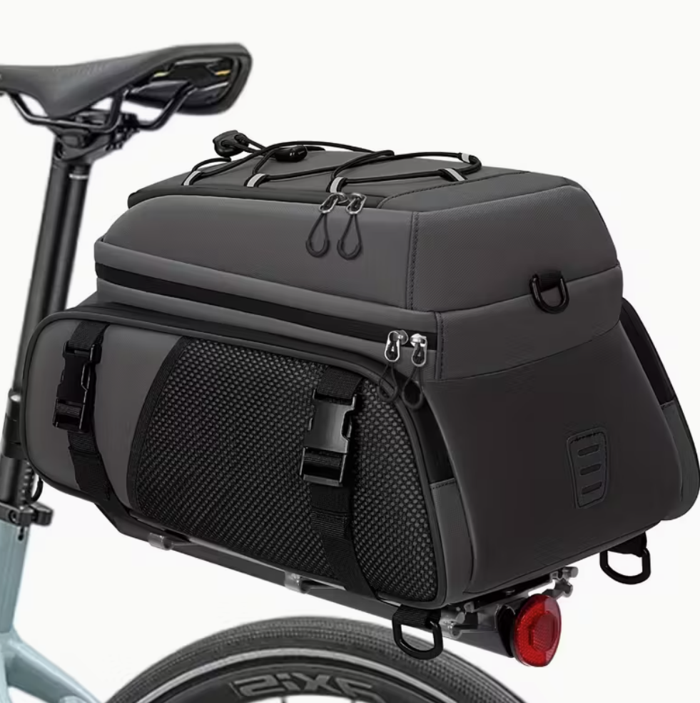 RAINSMORE 4-in-1 Expandable Bike Bag